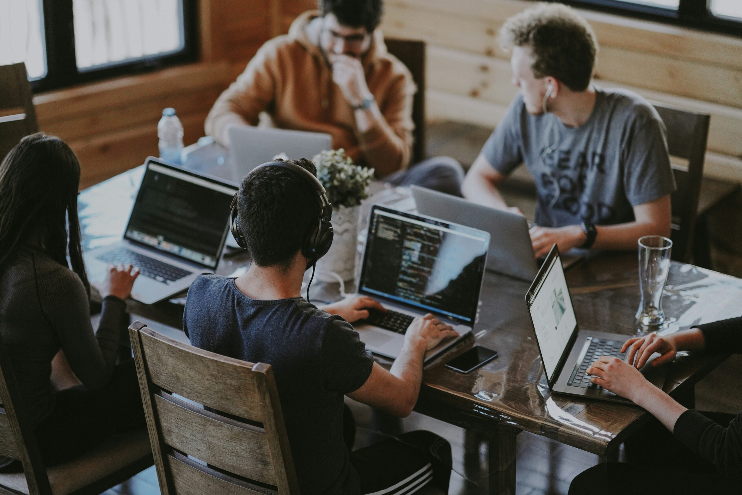 SEO team reviewing backlink opportunities, publisher quality and link building budget