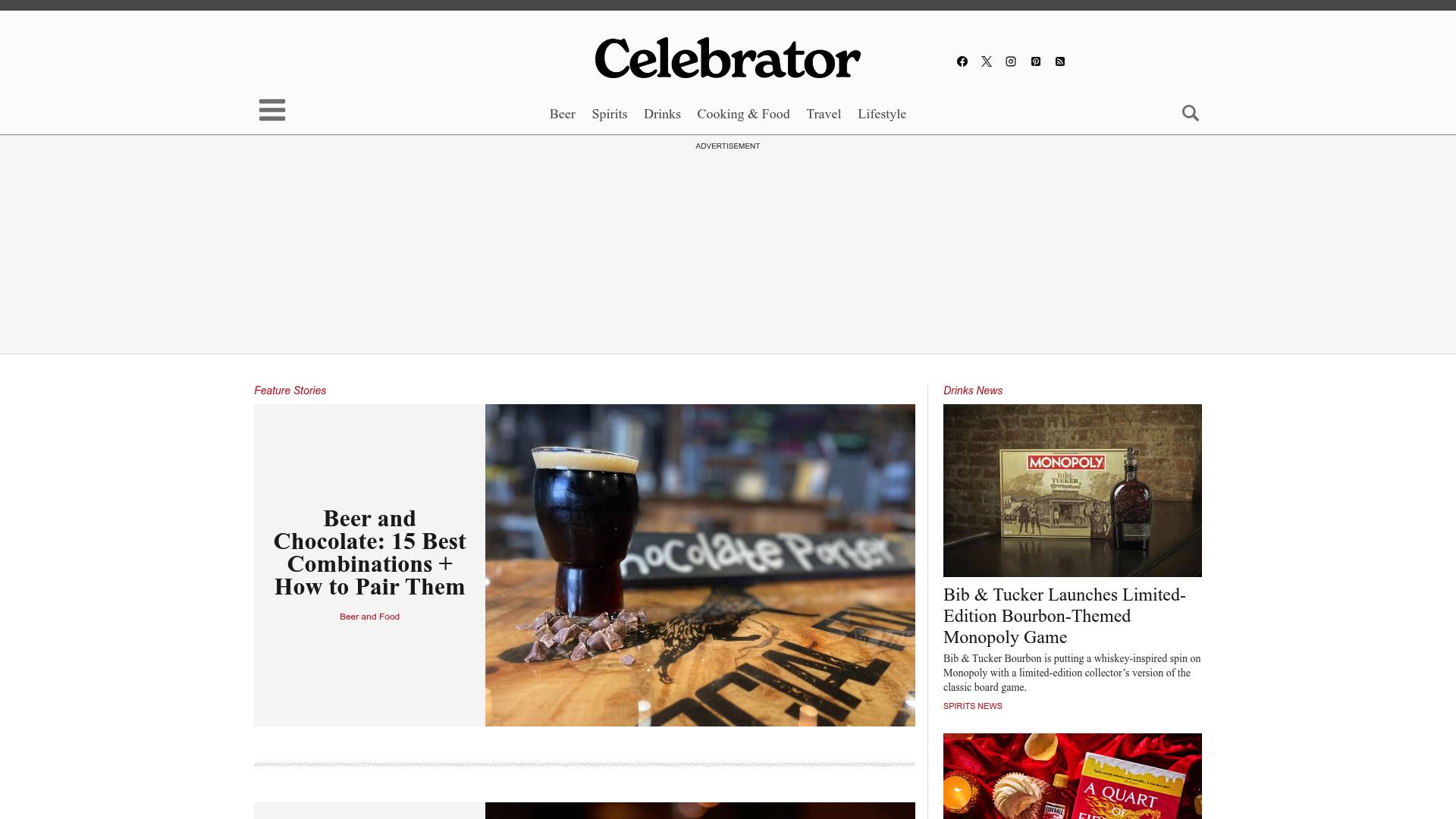 Celebrator – craft beer, spirits, food and drinking culture publication