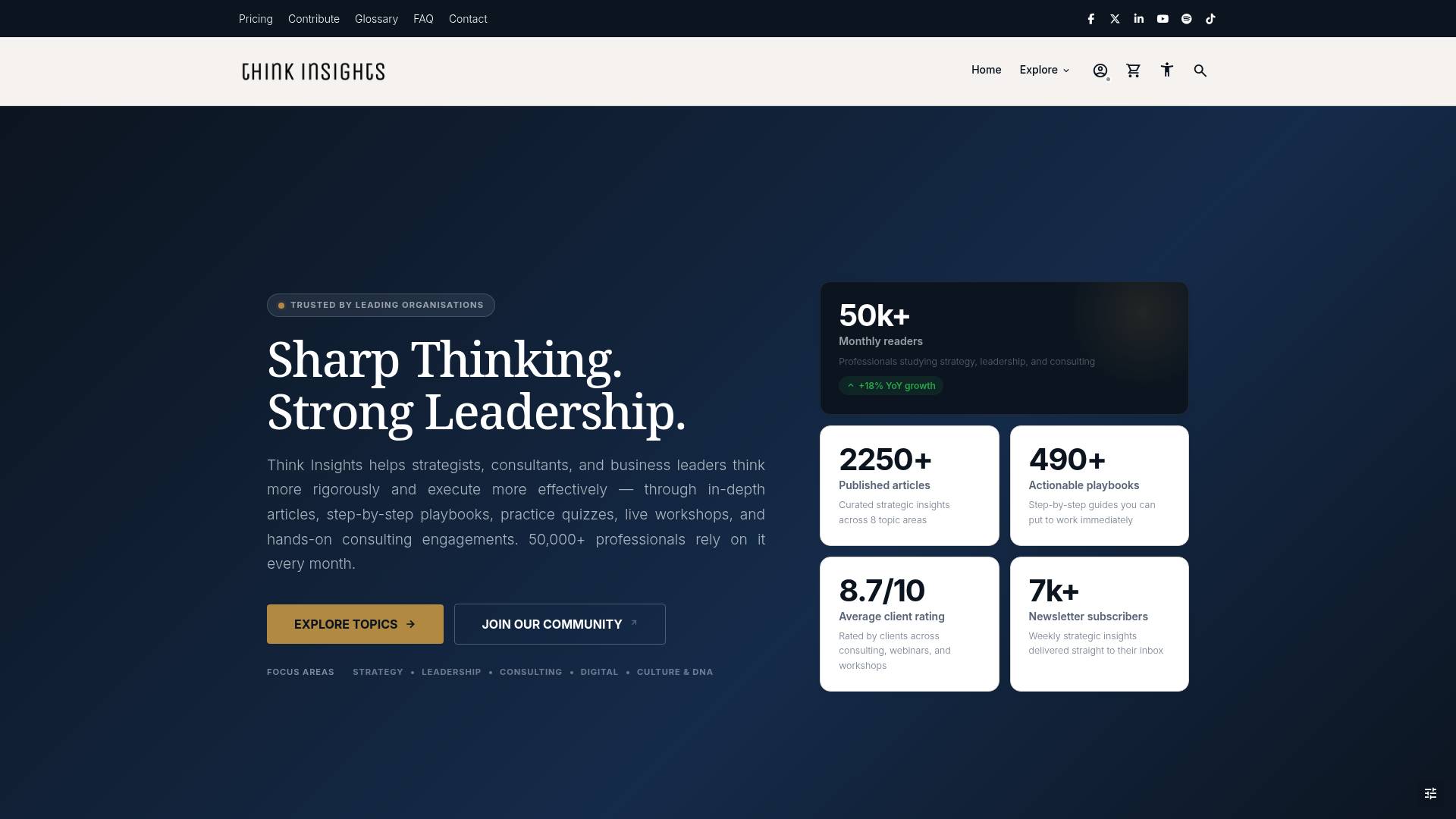Think Insights – Strategy, Leadership & Business